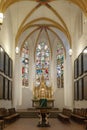 Interior of St Thomas Church Thomaskirche, a Lutheran church in Leipzig, Germany Royalty Free Stock Photo