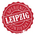 Leipzig stamp rubber grunge