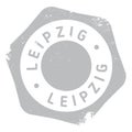 Leipzig stamp rubber grunge