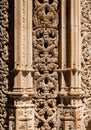 Unfinished chapel at the Monastery of Batalha near Leiria in Portugal Royalty Free Stock Photo