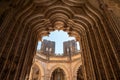 Unfinished chapel at the Monastery of Batalha near Leiria in Portugal Royalty Free Stock Photo