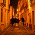 Leiria Students Walking on the Street