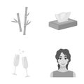 Leisure, entertainment, business and other web icon in monochrome style.make-up, hairstyle, red icons in set collection.