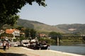 Douro Valley and vineyards hills at PinhÃÂ£o Regua Portugal Royalty Free Stock Photo