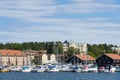 Leisureboats in Hudiksvall harbour