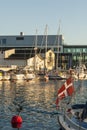 Leisureboats Kalmar guest harbour Sweden Royalty Free Stock Photo