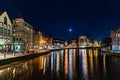 Leith by night Royalty Free Stock Photo