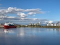 Leith is a port area in the north of the city of Edinburgh, Scotland, at the mouth of the Water of Leith. Royalty Free Stock Photo