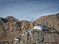 Lekir Buddhist monastery in the Himalayas, northern India Royalty Free Stock Photo