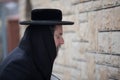 Hassidic orthodox jews celebrating during Hasidic holiday