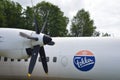 Lelystad, Netherlands. July 2022. A Fokker Airplane at the Aviodrome airfield.