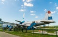 Douglas DC-4 Skymaster PH-DDY Airplane displayed at the Aviodrome Airplane museum