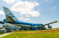 KLM Boeing 747 PH-BUK Airplane displayed at the Aviodrome Airplane museum