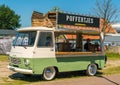 Poffertjes food truck Oldtimer at the annual national oldtimer day in Lelystad Royalty Free Stock Photo