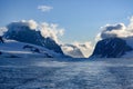 Entrance to Lemaire Channel , Antarctic Peninsula Royalty Free Stock Photo