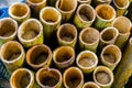 Lemang in a hollowed bamboo stick