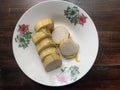 Lemang and Rendang Daging, a traditional Malaysian dish