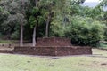 Lembah Bujang is popular archeological museum in Merbok Kedah Malaysia with Hindu and Buddhism influence Royalty Free Stock Photo