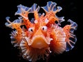 Lembeh Hispid Frogfish  Made With Generative AI illustration Royalty Free Stock Photo