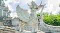 Statue of Lembuswana in Pulau Kumala, Mythology animal from Indonesia, in the Hindu Style temple