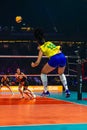 Lemes Santos Tainara, Brazilian player in action at Women volleyball championship 2022 at Ahoy arena Rotterdam