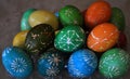 Lemko pysanka Easter_4 Royalty Free Stock Photo
