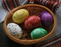 Lemko pysanka Easter_6 Royalty Free Stock Photo