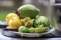 Lemmons and baby courgettes