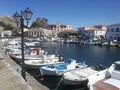 Lemnos harbor Royalty Free Stock Photo