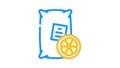 lemon acid color icon animation