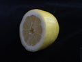 Lemon acid yellow citrus fruit natural vitamin Royalty Free Stock Photo