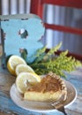 Lemon Buttermilk Pie Royalty Free Stock Photo