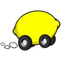 Lemon Car Royalty Free Stock Photo