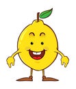 Lemon Cartoon Character