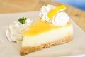 Lemon cheese cake or lemon cheese pie