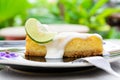 Lemon cheese cake Royalty Free Stock Photo