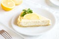 Lemon cheesecake