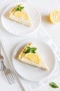 Lemon cheesecake