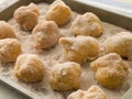 Lemon and Cinnamon Souffle Fritters