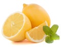 Lemon or citron citrus fruit