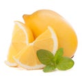Lemon or citron citrus fruit