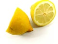 Lemon citrous cut chopped fresh juicy sour yellow