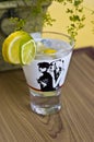 Lemon cocktail drink Royalty Free Stock Photo