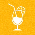 Lemon cocktail icon