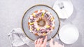 Lemon cranberry bundt cake