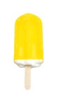 Lemon creamsicle popsicle Royalty Free Stock Photo