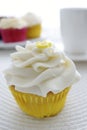 Lemon cupcake Royalty Free Stock Photo