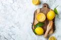 Lemon curd in a glass jar with fresh lemons. Royalty Free Stock Photo