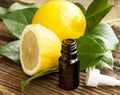 Lemon Essential Oil Royalty Free Stock Photo