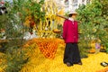 Lemon Festival (Fete du Citron) on the French Riviera. Menton, France- February20, 2015 Royalty Free Stock Photo